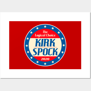 Kirk 2020 Parody Campaign Sticker Posters and Art